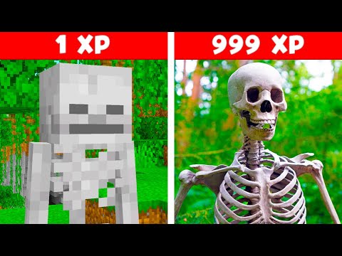 minecraft mas sempre vai ficando mais realista 