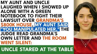 My Aunt and Uncle Smirked When I Walked Into The Courtroom Alone, But The Judge Read Grandma's Le...