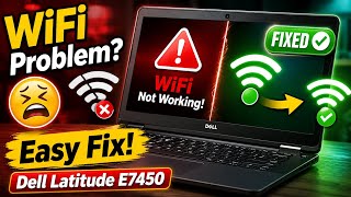 Dell Latitude E7450 Wifi Problem Easy Solution 