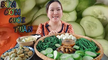 ĐI CÂU CÁ VÀ BỮA CƠM CUỐI TUẦN,EM XIN MỜI CẢ NHÀ CÙNG THƯỞNG THỨC#amthuc#buacơm