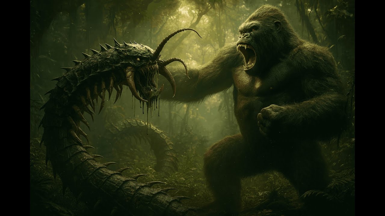 KING KONG vs GIANT CENTIPEDE! 🤯 Monster King Faces VENOMOUS Kaiju Horror!