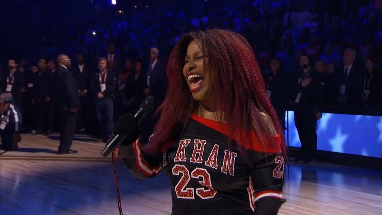 Chaka Khan Performs The U.S. National Anthem 2020 NBA AllStar Game