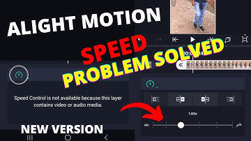 Alight Motion speed Control Not Working | Alight Motion Slow Motion Video Editing |