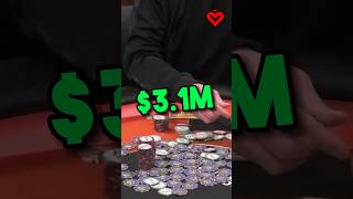 $3.1 Million Dollar hand makes history! #PokerShortd #Poker screenshot 2