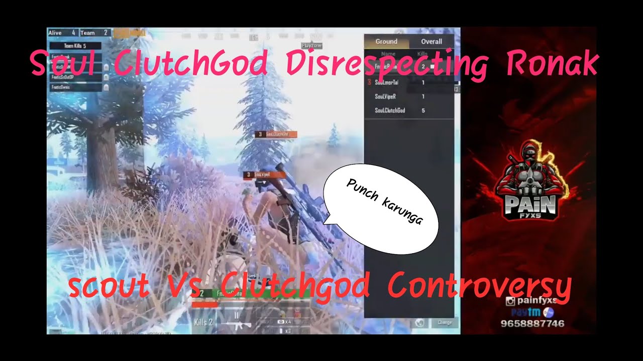 Scout vs Soul Clutchgod Controversy | Instagram Story proof | Cutchgod disrespecting Ronak in custom