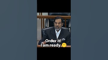 🔥 Saddam Hussein attitude video🔥 #attitude #saddamhussain #attitude #viral #short #shortfeeds