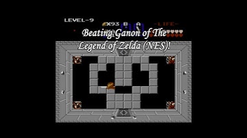 The Ultimate Evil?! Beating Ganon, the Final Boss of #TheLegendofZelda (NES)! #thejonnymar #shorts