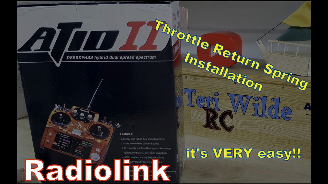 Установка возвратной пружины дроссельной заслонки Radiolink AT10ii