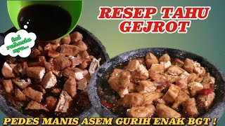 HOW TO MAKE GEJROT TOFU like a street vendor // spicy enough to make you nagih ‼️