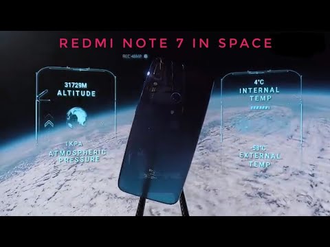 Redmi Note 7 In Space For Photography and Durability Test