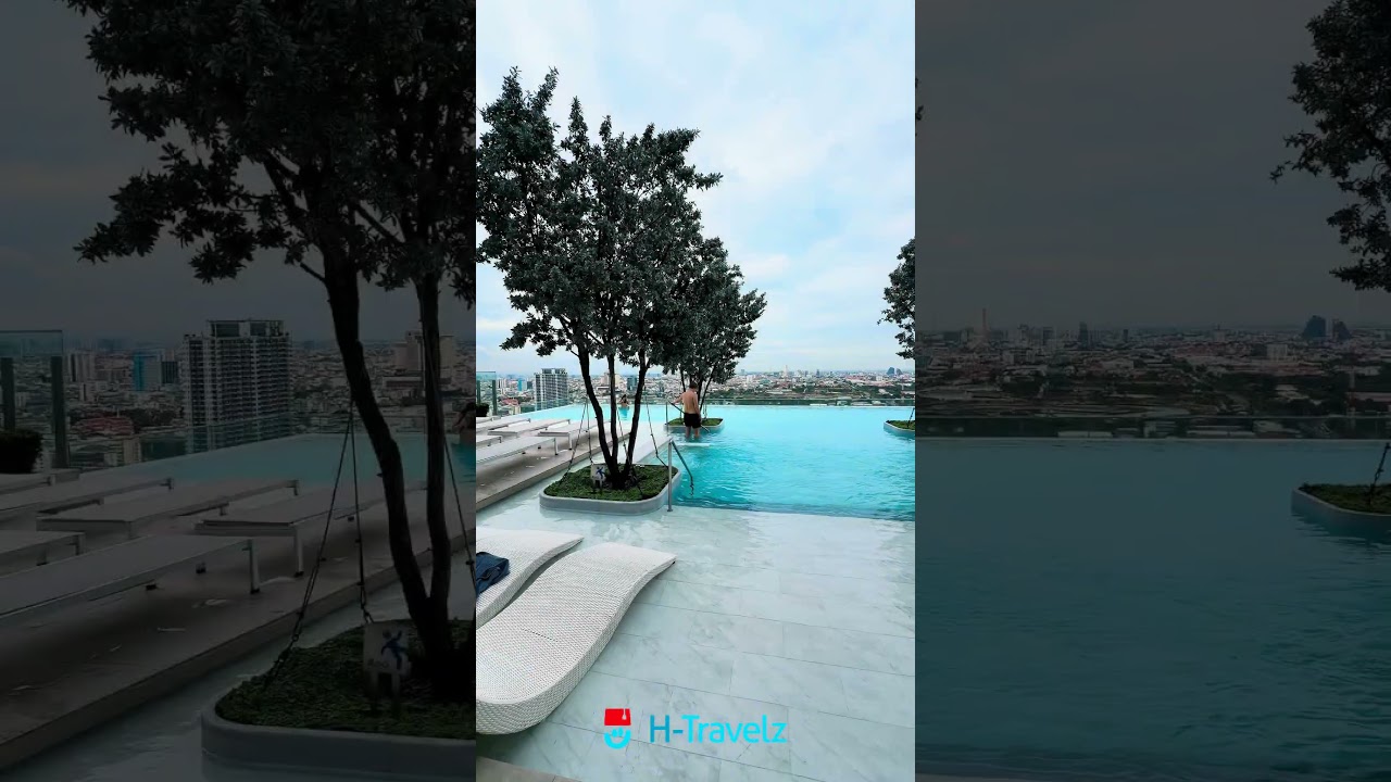 Hotel met infinity pool, videovoorbeeld van H-Travelz
