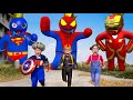 Scary Teacher 3D VS Team Bad Guy Rainbow Friends ( BLUE ) Super-Hero | Marvel&#39;s Spider-Man 2