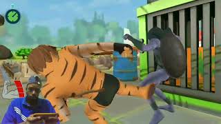 kungfu game : kungfu panda 2023 / chica policia kung fu / animals game fight screenshot 2