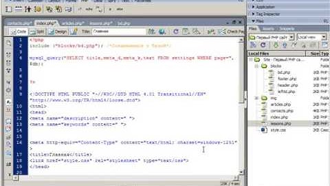 PHP+MYSQL   Создание сайта 7