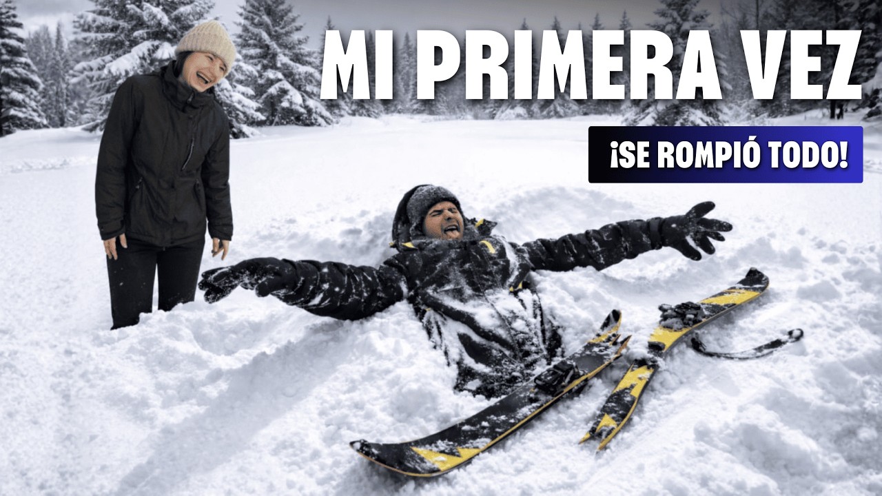 МОЯ РУССКАЯ ЖЕНА повела меня КАТАТЬСЯ НА ЛЫЖАХ в РУССКИЙ ЛЕС… (В ПЕРВЫЙ РАЗ) 🇷🇺😂