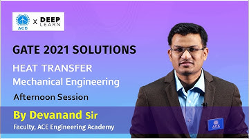 GATE 2021 SOLUTIONS MECHANICAL ENGINEERING (ME) - HEAT TRANSFER | Afternoon Session
