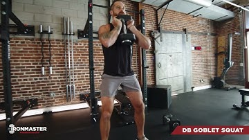 Dumbbell Goblet Squat Tutorial