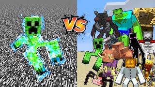 Charged Mutant Creeper Vs Mutant Beasts and Mutant More in Minecraft