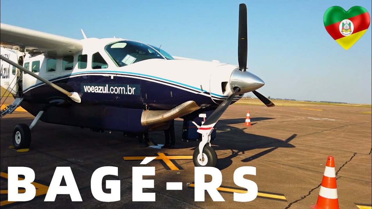 AZUL CONECTA VOANDO PARA BAGÉ-RS COM O CESSNA CARAVAN   FLIGHT REPORT