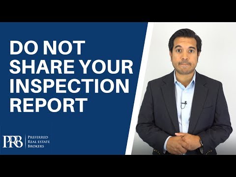 Is The Seller Entitled to a Copy of The Inspection Report? If so When?