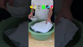 TRY TO GUESS HOW MANY TISSUE PAPER IT TOOKS! #asmr #satisfying #experiment #water #tissue #shorts