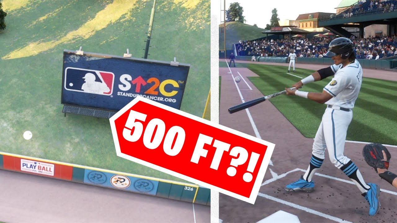 FARTHEST BALL I'VE HIT IN MY CARRER! 500 FEET?!? MLB The Show Road To