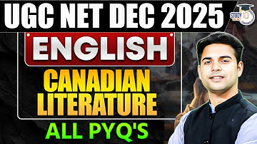 UGC NET Dec 2025 | UGC NET English Canadian Literature By Abhay Sir