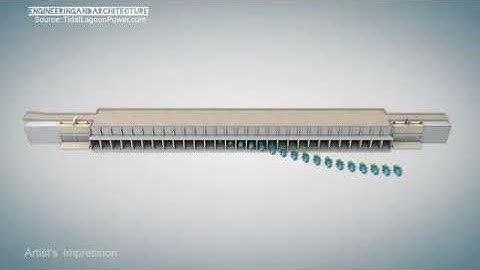 Tidal Lagoon power plant working