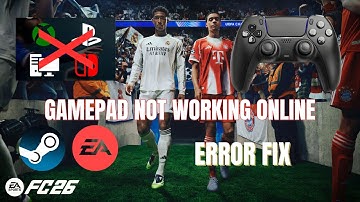 FIX ONLINE ERROR NOT RECOGNIZE JOYSTICK/GAMEPAD | FC 26 PC