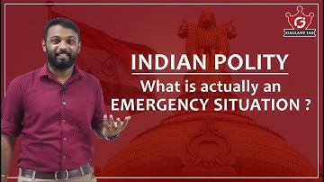 Emergency Provisions / National Emergency | Indian Polity - THE RASHTRA