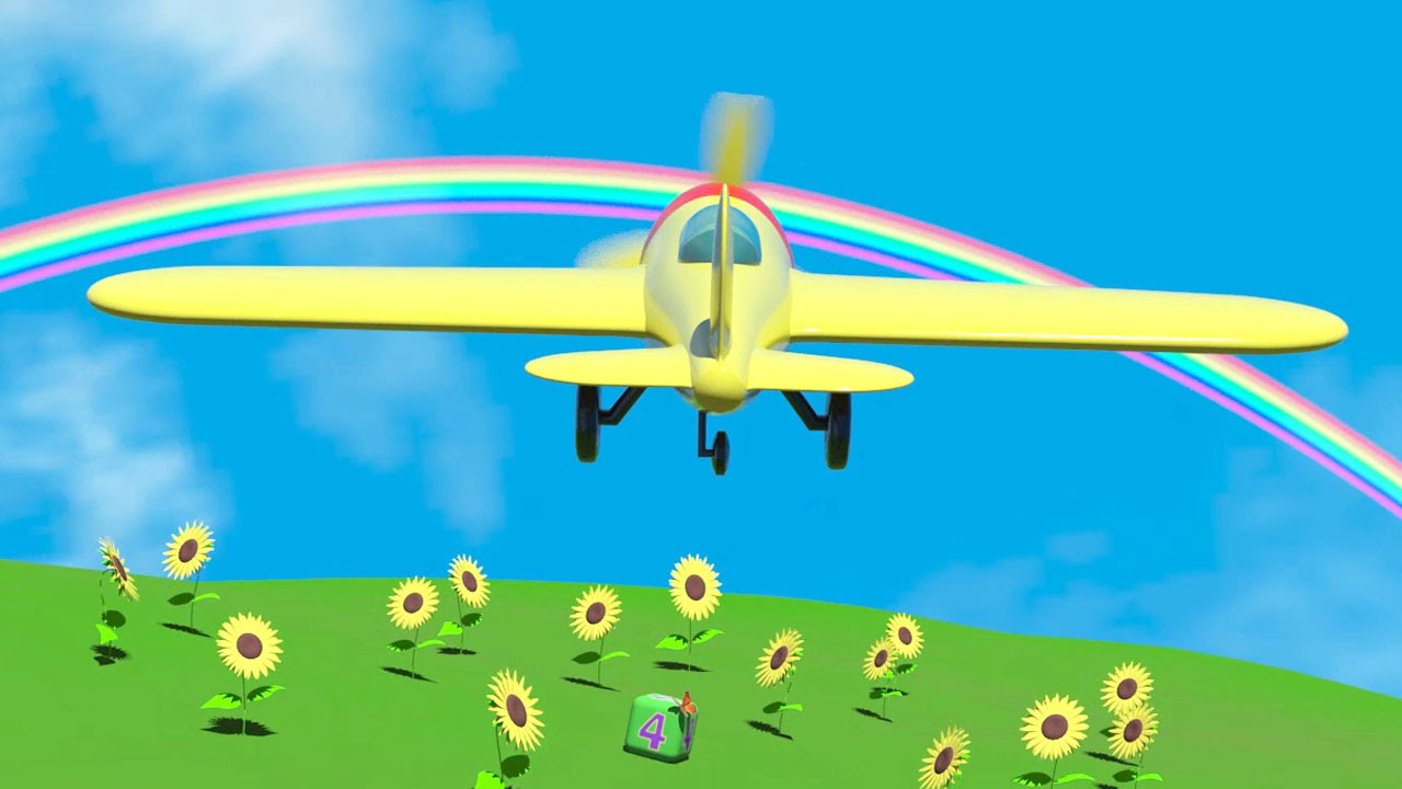 Cartoni Animati per Bambini - Cartoni animati per bambini: All’aeroporto - l’aeroplano