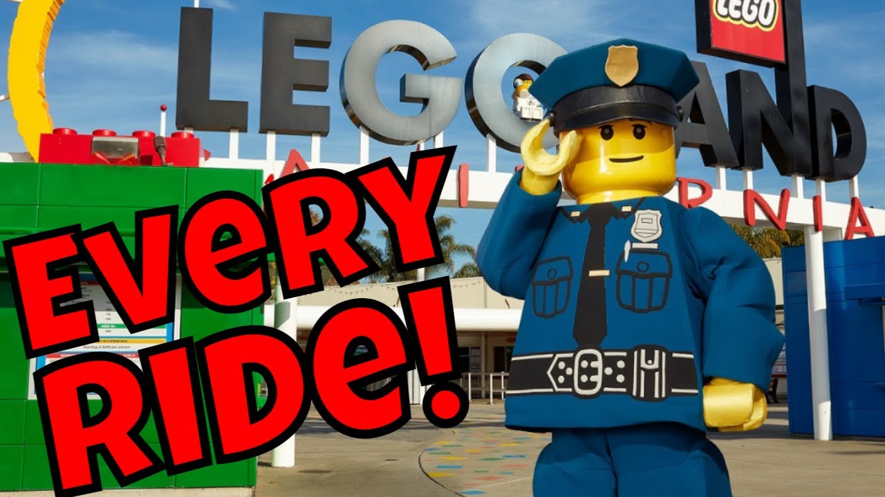 Legoland EVERY RIDE 4K! Legoland California
