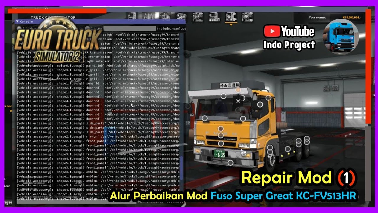 Repair Mod Fuso Super Great Kc Fv513hr 1 28 To 1 35 1 Youtube