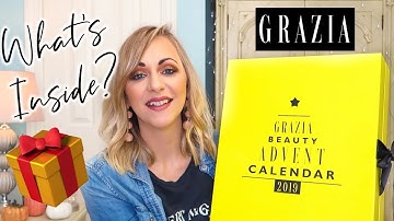 GRAZIA ADVENT CALENDAR 2019 UNBOXING - WHAT