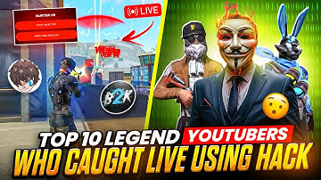 TOP 10 LEGEND YOUTUBERS WHO CAUGHT USING LIVE PANEL😱🔥|| YOUR FAVOURITE YOUTUBER IS CHEATER😔