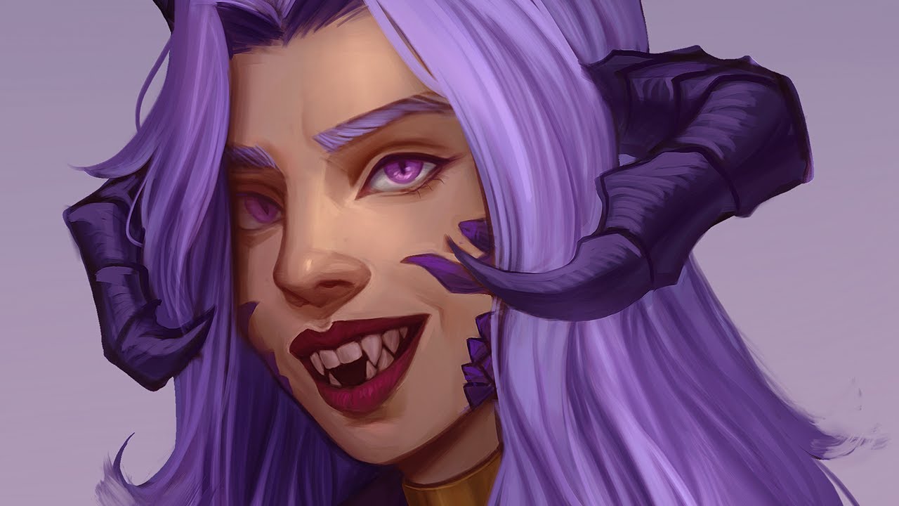 "Kerian" (Character Sheet) - Digital Painting