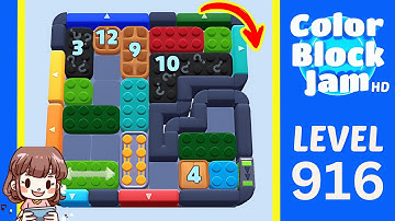 Color Block Jam Level 916 Solution Walkthrough