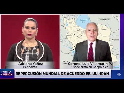 Coronel Villamarín analiza en Latino Visión, viscisitudes de acuerdo Estados Unidos Irán por Ormuz