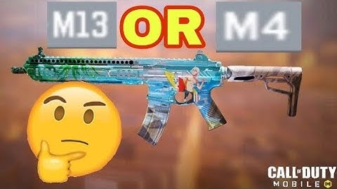 Is this a M13 OR M4🤔🤔🤔?   |Cod Mobile