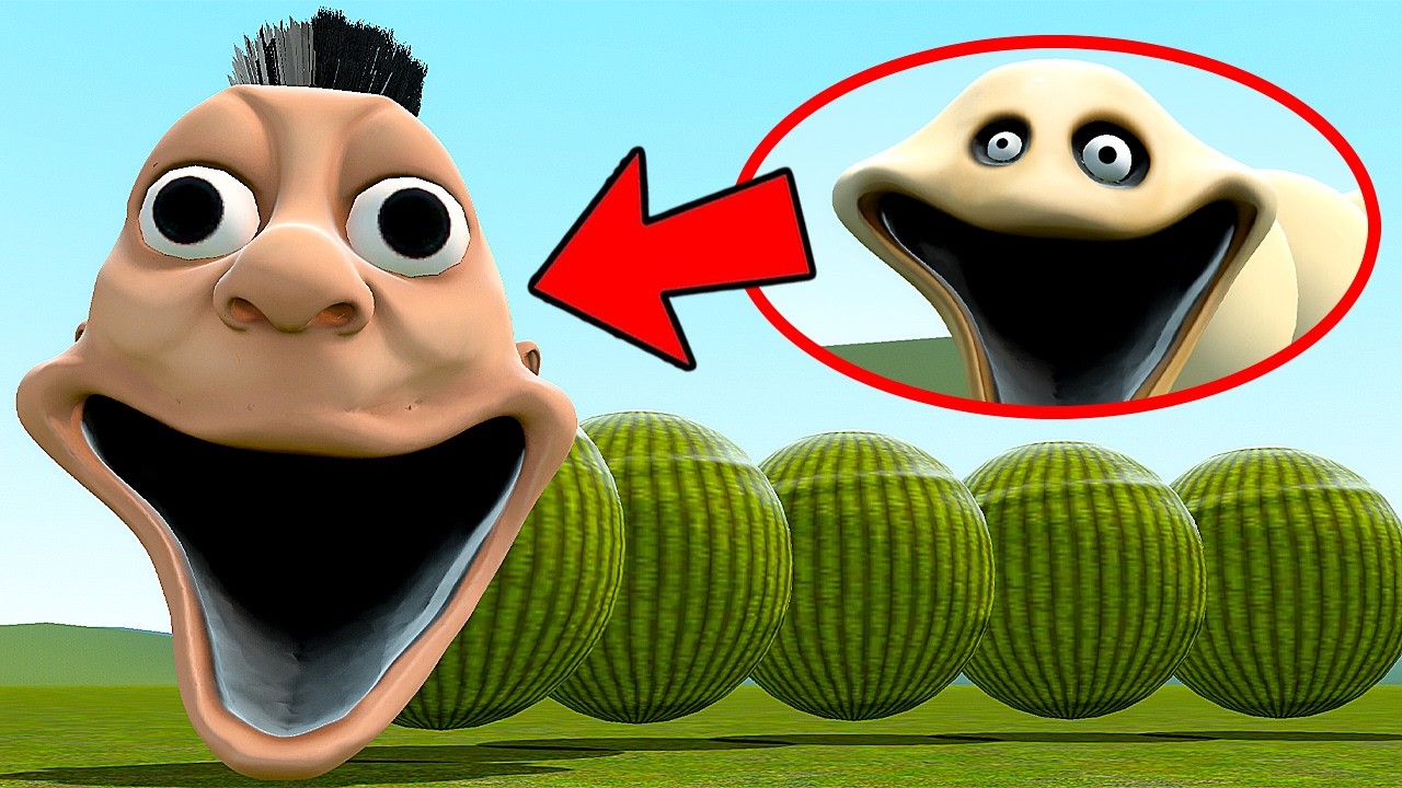 WHAT IF HAMOOD HABIBI.EXE BECOMES A ROBLOX HUNGRY WORM In Garry's Mod!?