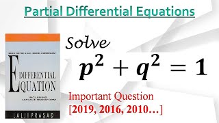 Solve || p^2+q^2=1 || Partial Differential Equations || Important Question #EducationHelp
