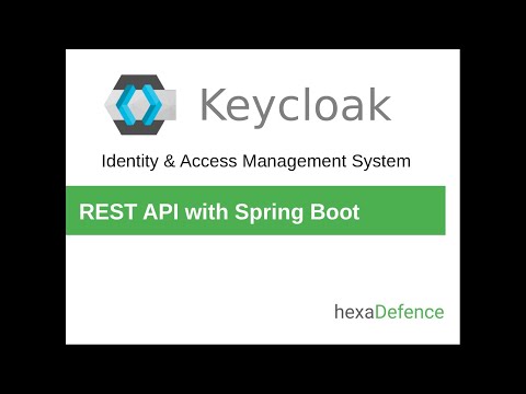 Keycloak REST API with Spring Boot Application