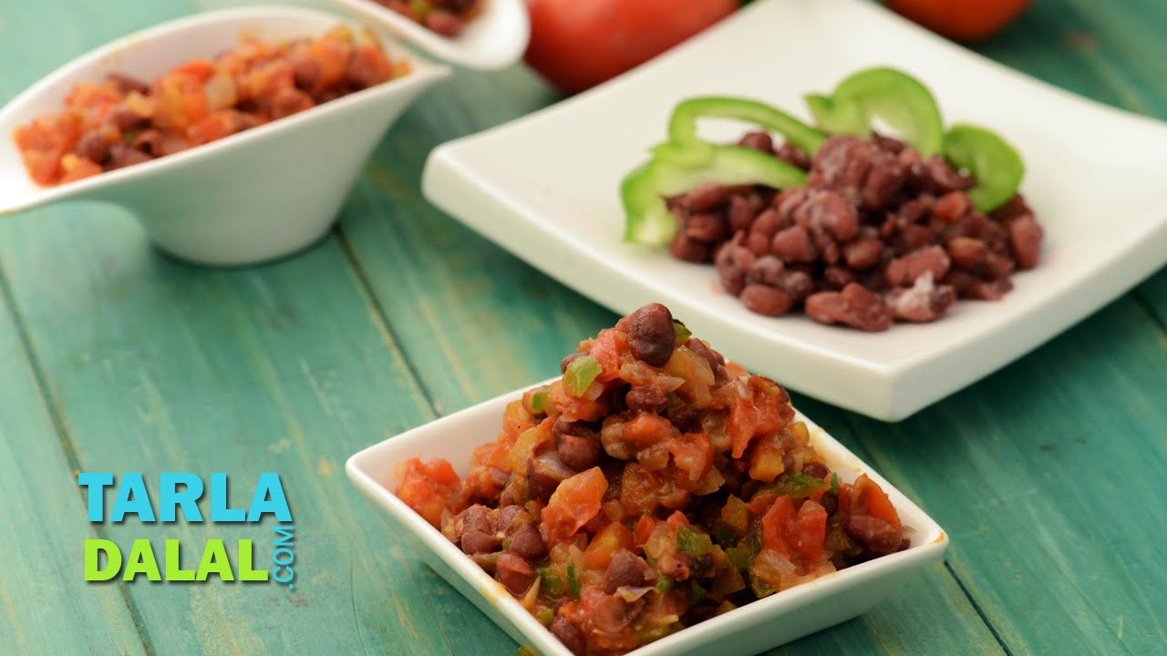 Refried Beans, Mexican Refried Beans, Veg Refried Beans by Tarla Dalal