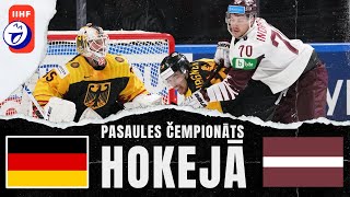 VĀCIJA VS LATVIJA | 2024. GADA PASAULES HOKEJA ČEMPIONĀTA 4. SPĒLE