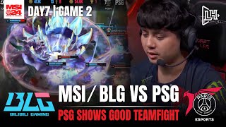 BLG vs PSG Game 2 | 2024 Mid-Season Invitational DAY7