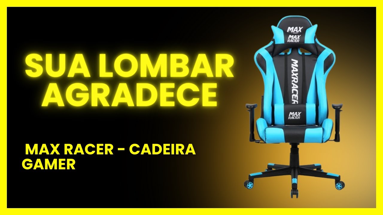 MAX RACER - Cadeira Gamer Massageadora Tactical-SMI - Poltronas Gamer ...
