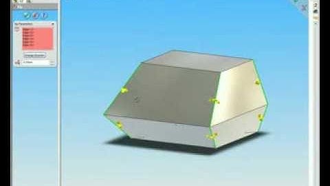 SolidWorks Sheetmetal Rip Feature Demo