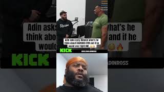 Adin asks Larry Wheels what’s he think about DIAMOND GYM and if he would ever fight UNC..😳🔥