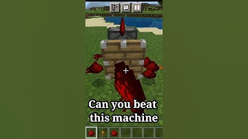How to make another useless machine in minecraft pe