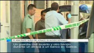 Muere un guardia civil en un tiroteo en A Cañiza